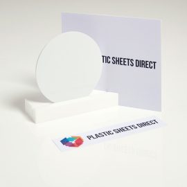 3mm Dense White Plastic Discs