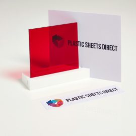 3mm Red Coloured Acrylic 4401
