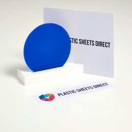 3mm Blueberry Blue Plastic Discs 743