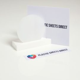 3mm Polar White Plastic Discs S2030