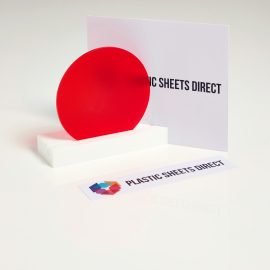 3mm Chilli Red Plastic Discs 4T50