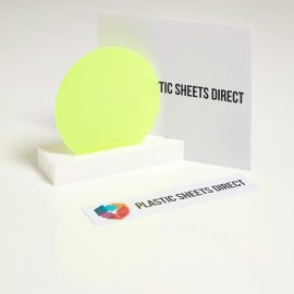 3mm Fiesta Yellow Plastic Discs 2T80