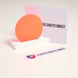 3mm Carnival Orange Plastic Discs 3T56