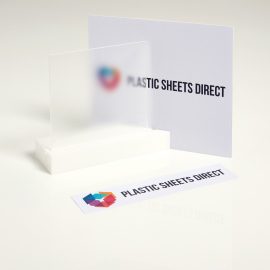 3mm Clear Silk Acrylic (one face frosted) 0282