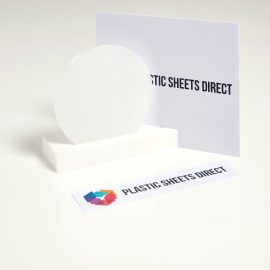 5mm Opal Plastic Discs 36% light Transmission 050