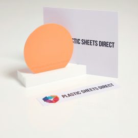 3mm Orange Fizz Plastic Discs SA3143