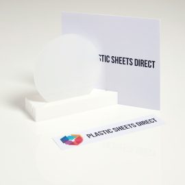 3mm Neutral White Opal Plastic Discs 030