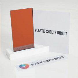 3mm Orange Mirror Coloured Acrylic 01119