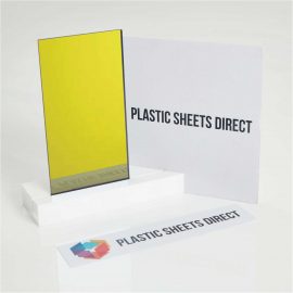 3mm Yellow Mirror Coloured Acrylic 2208