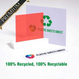 3mm Fluorescent Red Recycled Acrylic 71134