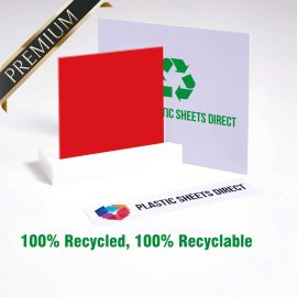 5mm Red Recycled Acrylic 72038